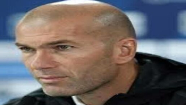Zinedine Zidane, tecnico del Real Madrid.
