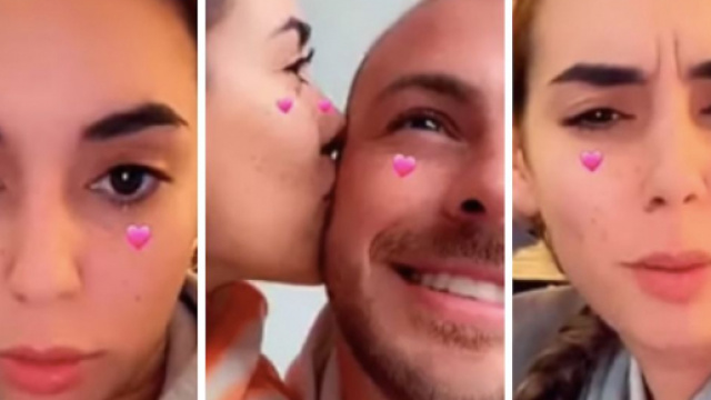 Hilona r&eacute;pond &agrave; ses haters, Julien Bert prend sa d&eacute;fense. Credit: Snapchat Hilona