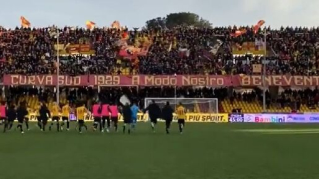 Benevento vicino alla promozione in Serie A
