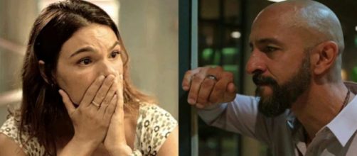 Betina (Isis Valverde) e &Aacute;lvaro (Irandhir Santos) em 'Amor de M&atilde;e' (Foto: TV Globo).