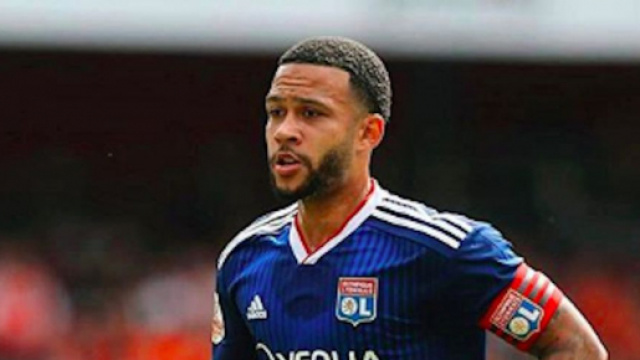 Memphis Depay, une blessure pr&eacute;visible. Credit: Instagram/memphisdepay