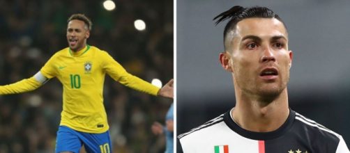 Neymar e Cristiano Ronaldo fazem anivers&aacute;rio no mesmo dia. (Fotomontagem)