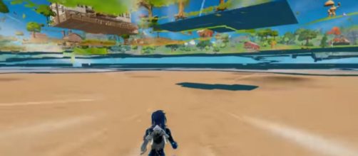 This could get you banned in 'Fortnite.' [Image source: Glitch King/YouTube]