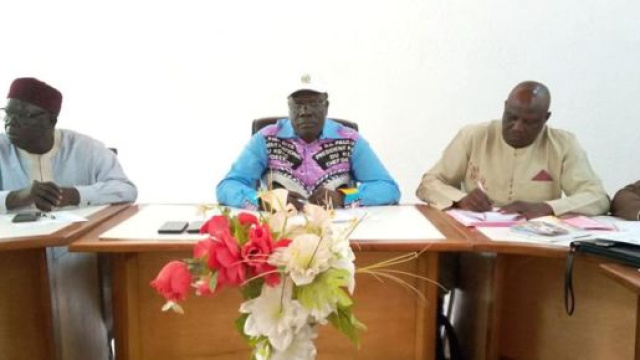 Mounouna Foutsou lors du bilan de la mi-parcours de campagne &eacute;lectorale dans le Mayo Danay Est (c) Minjec