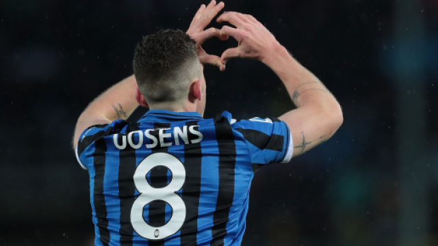 Robin Gosens, esterno sinistro dell'Atalanta.