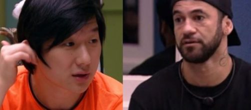 'BBB20': Ap&oacute;s sentir que a conversa entre Daniel e Hadson poderia n&atilde;o ser boa, Pyong tentou intervir e foi xingado. (Reprodu&ccedil;&atilde;o/ TVGlobo).