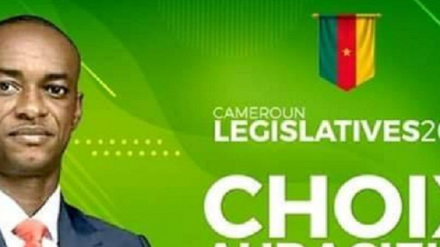 Le candidat &agrave; la d&eacute;putation du Nyong Ekelle du double scrutin 2020, Cabral Libii (c) Cabral Libii