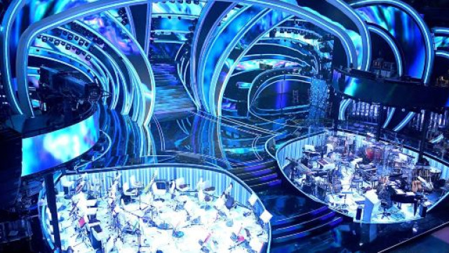 Il palco del Festival di Sanremo.
