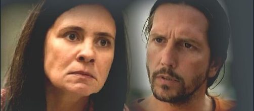 Em "Amor de M&atilde;e" Thelma e Davi ter&atilde;o suas vidas viradas de cabe&ccedil;a para baixo. (Fotomontagem/Reprodu&ccedil;&atilde;o Globo).