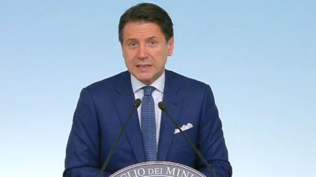 Il presidente del Consiglio Giuseppe Conte.