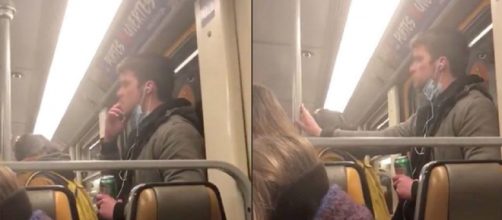Un v&iacute;deo muestra a un hombre esparciendo su saliva en el Metro de B&eacute;lgica sin ninguna raz&oacute;n aparente