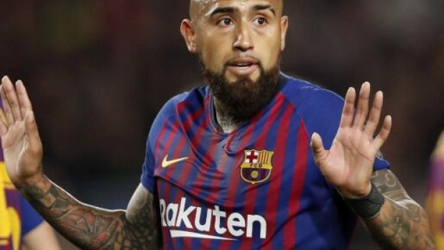 Arturo Vidal, centrocampista del Barcellona.