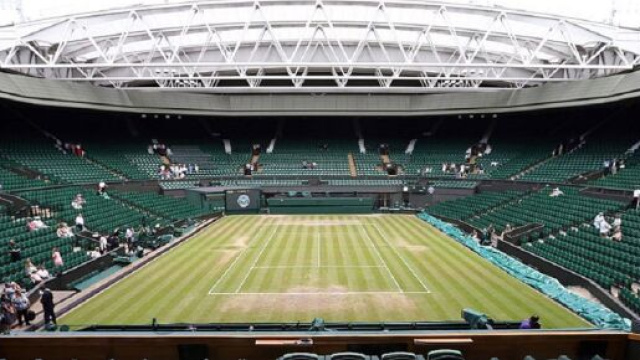 Il campo centrale di Wimbledon.