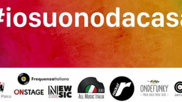 #IOSUONODACASA: l'iniziativa musicale che coinvolge tutti gli artisti e i loro concerti live via social per fronteggiare l'emergenza covid-19