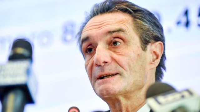 Il presidente della Regione Lombardia Attilio Fontana fa il punto sulla situazione Coronavirus. - Credit: iltempo.it
