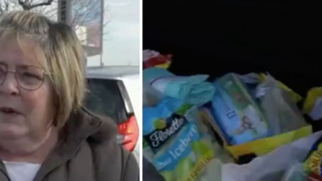 'J'en sais rien j'ai pris n'importe quoi', la panique dans les supermarch&eacute;s. Credit: Capture France2