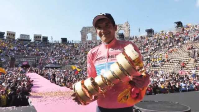 Richard Carapaz, vincitore dello scorso Giro d'Italia