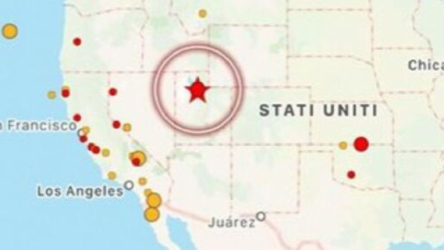 Terremoto nello Utah di magnitudo 5.7: non ci sono vittime - Credit: Meteoweb