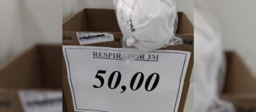 Por causa do coronav&iacute;rus, aumentou a procura por m&aacute;scaras. (Divulga&ccedil;&atilde;o/Pol&iacute;cia Civil)