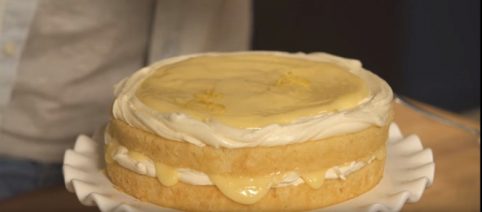 Quick and easy lemon curd cake recipe