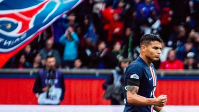 PSG : Thiago Silva ne sera pas au match contre Dortmund mais cela pour &ecirc;tre une bonne nouvelle. Credit: Instagram/thiagosilva