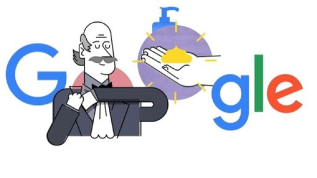 Google dedica il doodle al medico Ignaz Semmelweis.