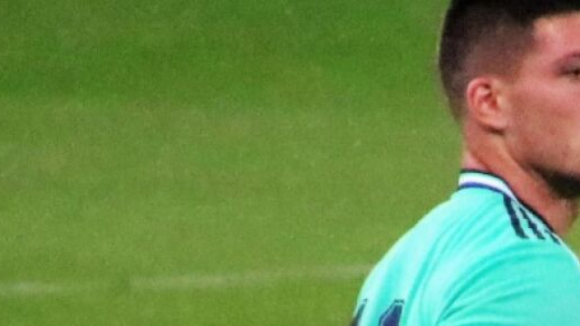 Luka Jovic, punta del Real Madrid.