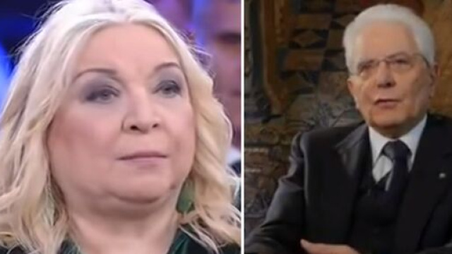 Maria Giovanna Maglie e Sergio Mattarella.