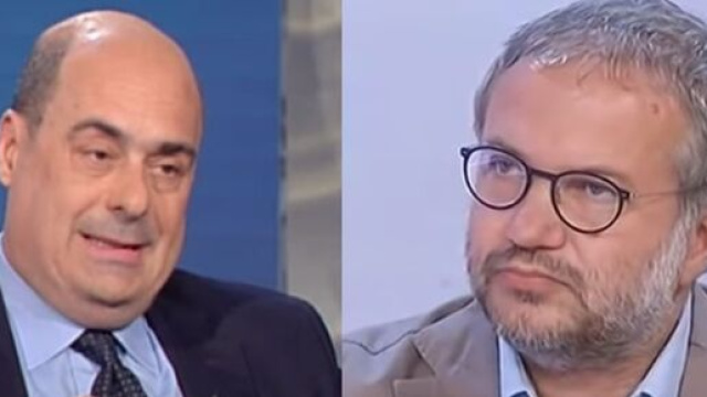 Nicola Zingaretti e Claudio Borghi.