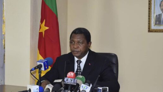 Le Ministre de l'Administration Territoriale du Cameroun, Paul Atanga Nji (c) Minat