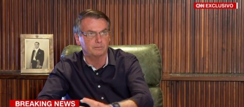 Bolsonaro &eacute; entrevistado novamente pela CNN Brasil. (Reprodu&ccedil;&atilde;o/CNN)