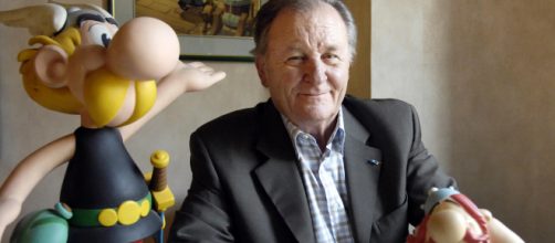 O desenhista Albert Uderzo, um dos criadores da Turma do Ast&eacute;rix. Morte foi natural. (Arquivo Blasting News)