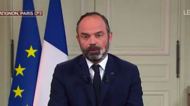 Coronavirus : Edouard Philippe a annonc&eacute; un renforcement des mesures. Credit : TF1 Capture