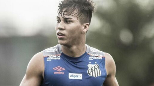 Kaio Jorge, punta brasiliana del Santos.