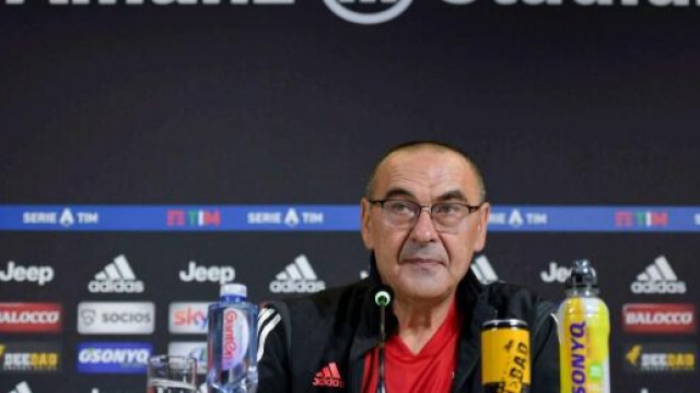 Maurizio Sarri, tecnico della Juventus.