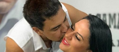 Zez&eacute; Di Camargo e a mulher Graciele Lacerda. (Arquivo Blasting News)