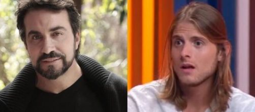 Padre F&aacute;bio de Melo alfinetou Daniel, que respondeu a altura. (Foto: Montagem/Instagram/Globo).