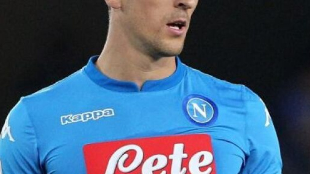 Nella foto la punta del Napoli Milik.