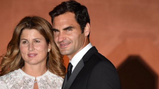 Roger Federer insieme alla moglie Mirka Vavrinec