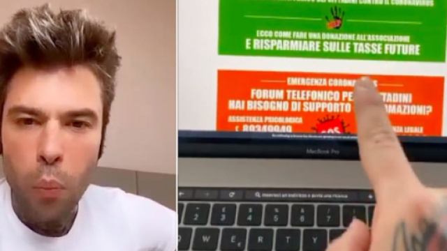 Fedez, cantante ed imprenditore milanese.