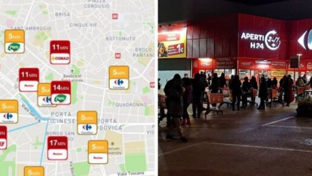 Covid-19, applicazioni e siti per evitare la coda al supermercato