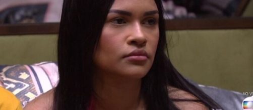 Flayslane fala sobre Gizelly: 'O jogo dela &eacute; sujo, queria que eu sa&iacute;sse linchada'. (Reprodu&ccedil;&atilde;o/TV Globo)