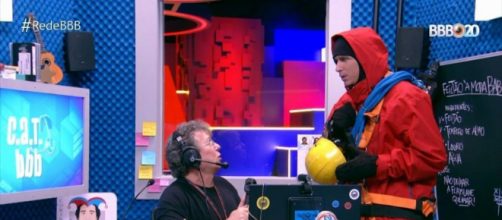 Boninho aparece em VT do 'BBB20'. (Reprodu&ccedil;&atilde;o/TV Globo)