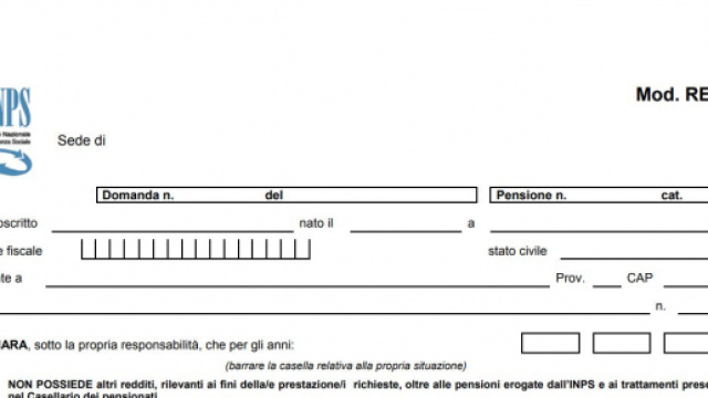 Pensioni, rinviato il termine per la presentazione del modello RED Inps