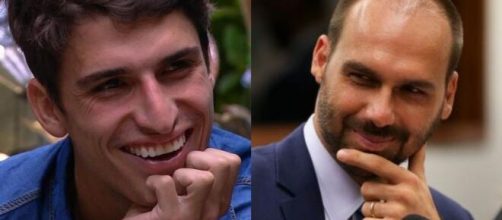 Prior ganhou o apoio de Eduardo Bolsonaro. (Fotomontagem)