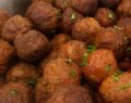 The quickest barbecue meatballs you'll ever make