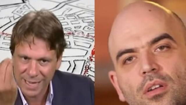 Nicola Porro e Roberto Saviano.
