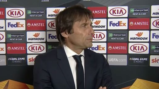 Antonio Conte, intervista post-match di Europa League