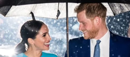 First speech of Meghan Markle since stepping down as Royal. [Image source/Access YouTube video]