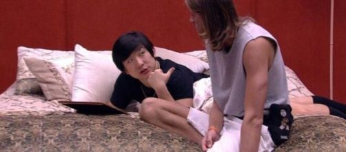 Pyong diz que Felipe n&atilde;o pode atender o Big Fone. (Reprodu&ccedil;&atilde;o/TV Globo)